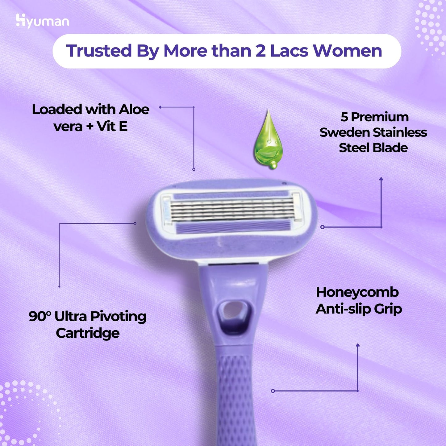 ZenBlade Body Shaving Razor For Women