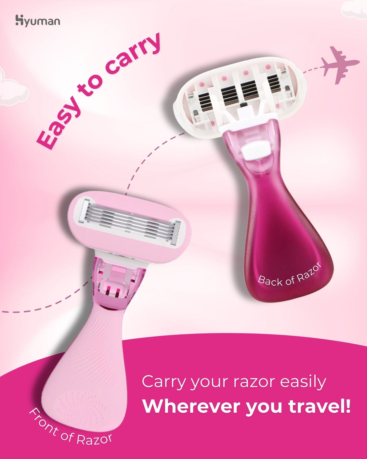 Mini Body Razor + Face Razor | Hair Removal