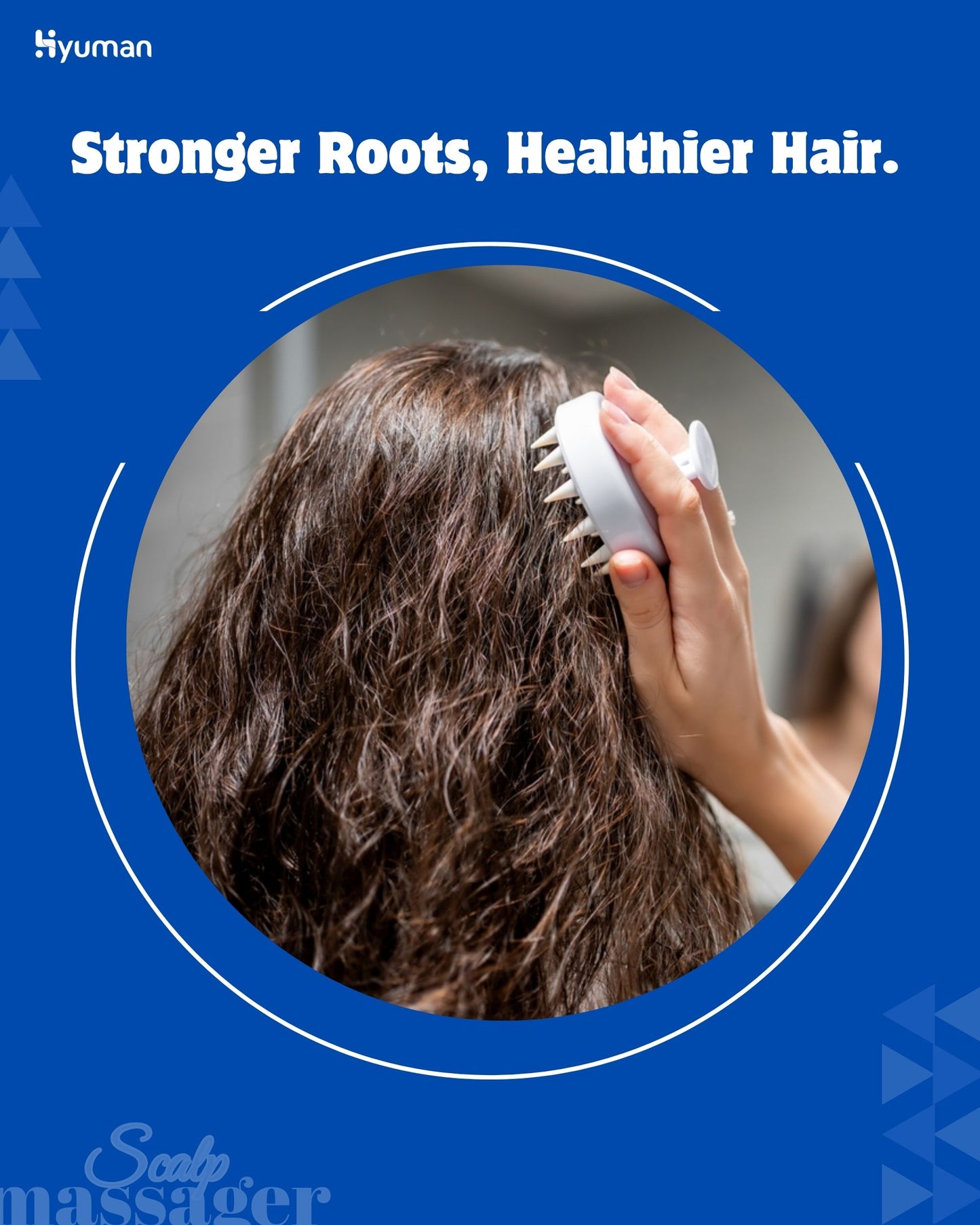 Scalp Massager Brush | Soft Silicone Bristles