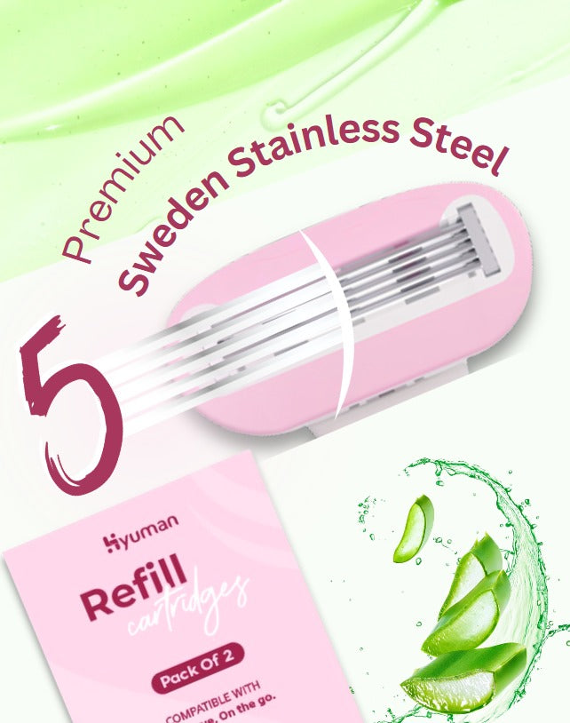 Mini Body Razor Combo with Refill Cartridge