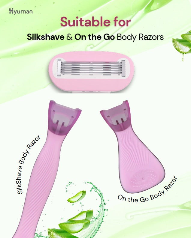 Travel Body Razor Kit With Refill Blades