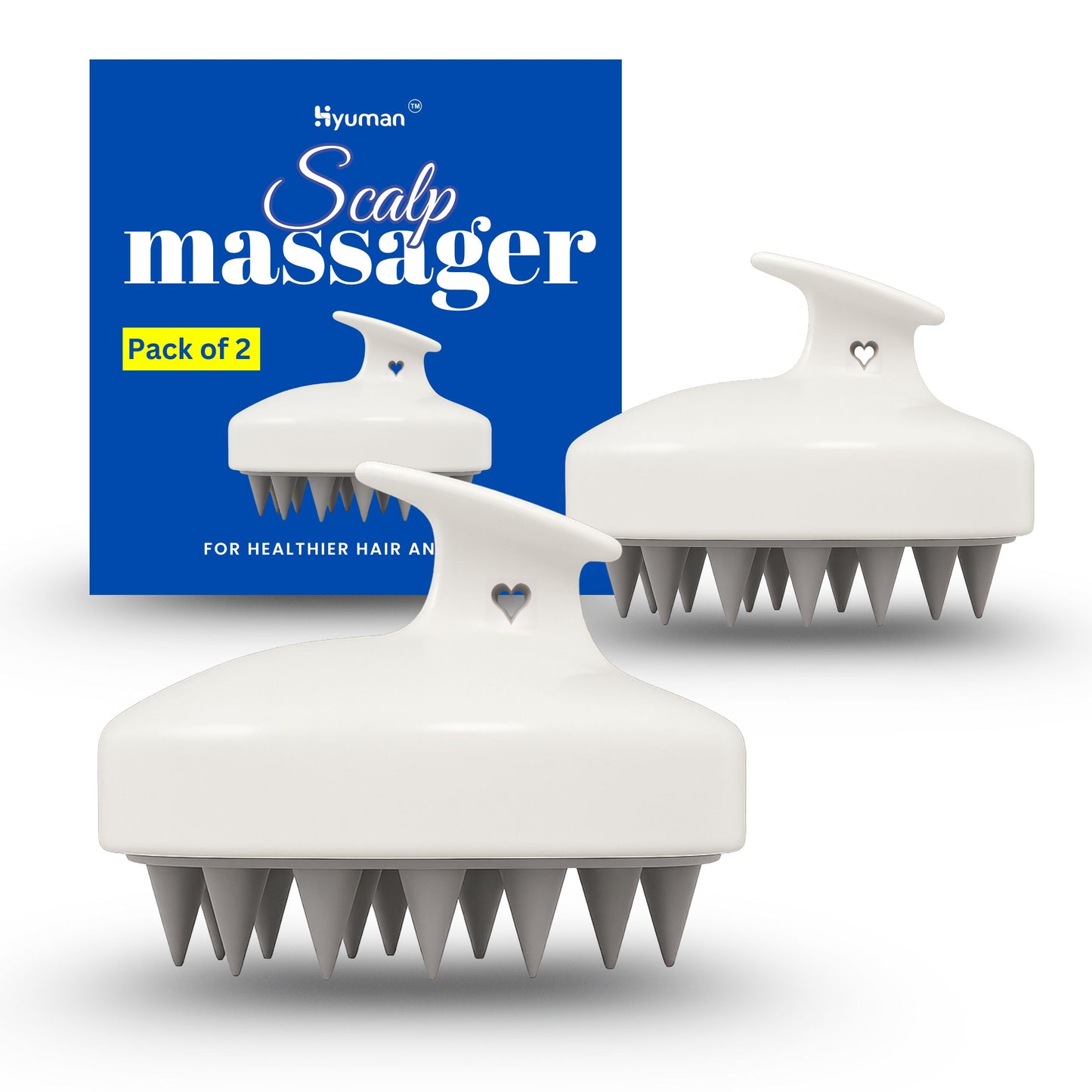 Scalp Massager Brush | Soft Silicone Bristles