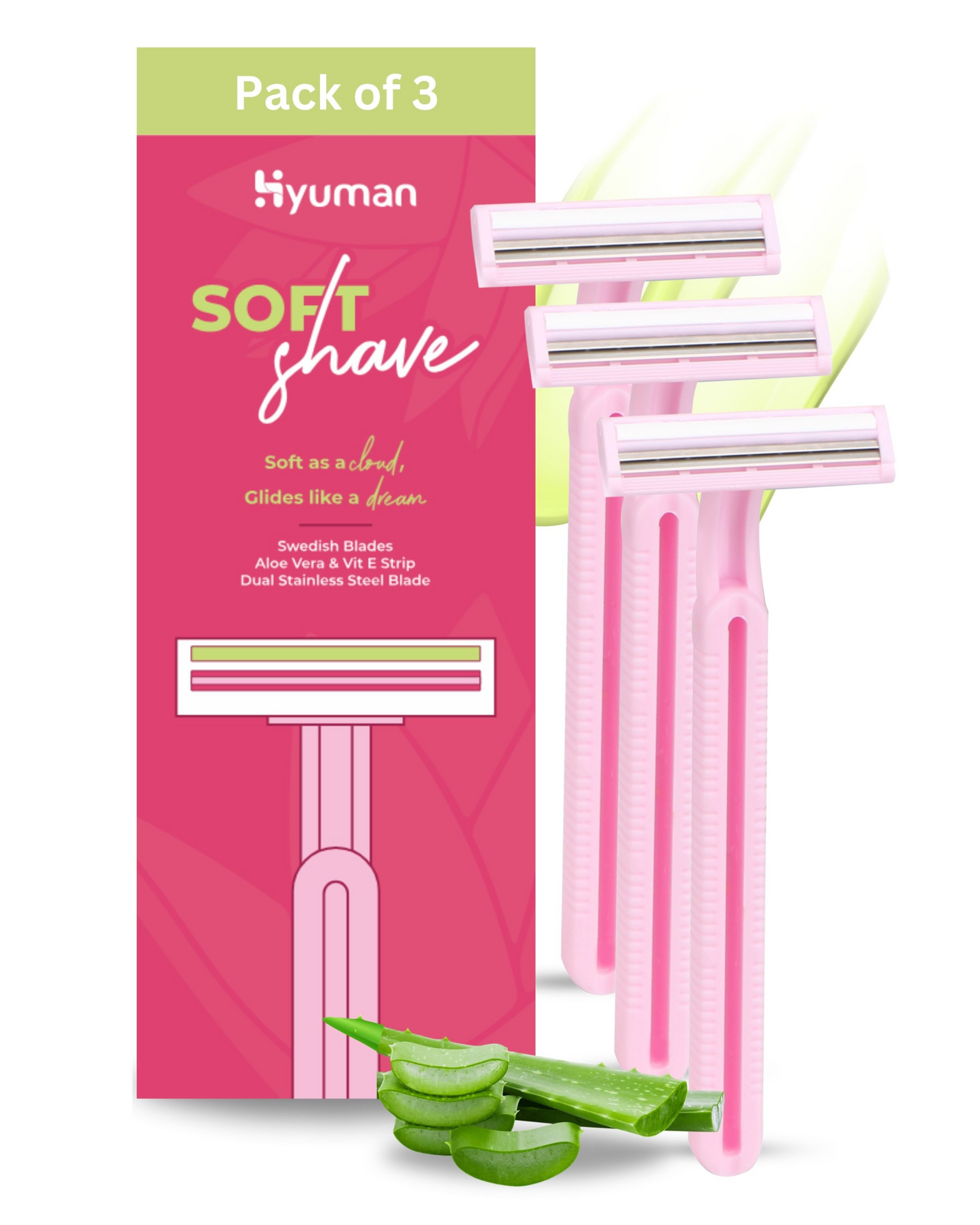 SoftShave body shaving Razor for Women