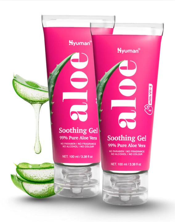 Aloe Vera Gel Vit E | 99% Pure Gel for Skin & Hair