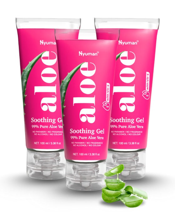 Aloe Vera Gel Vit E | 99% Pure Gel for Skin & Hair