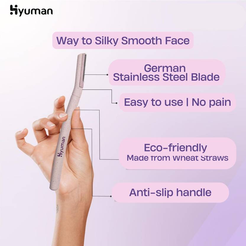 Hyuman Combo Face Razor & Clothing Tape for Women -2Unit Razors + 100Strip Fashion Tape, Women (Pack of 2)