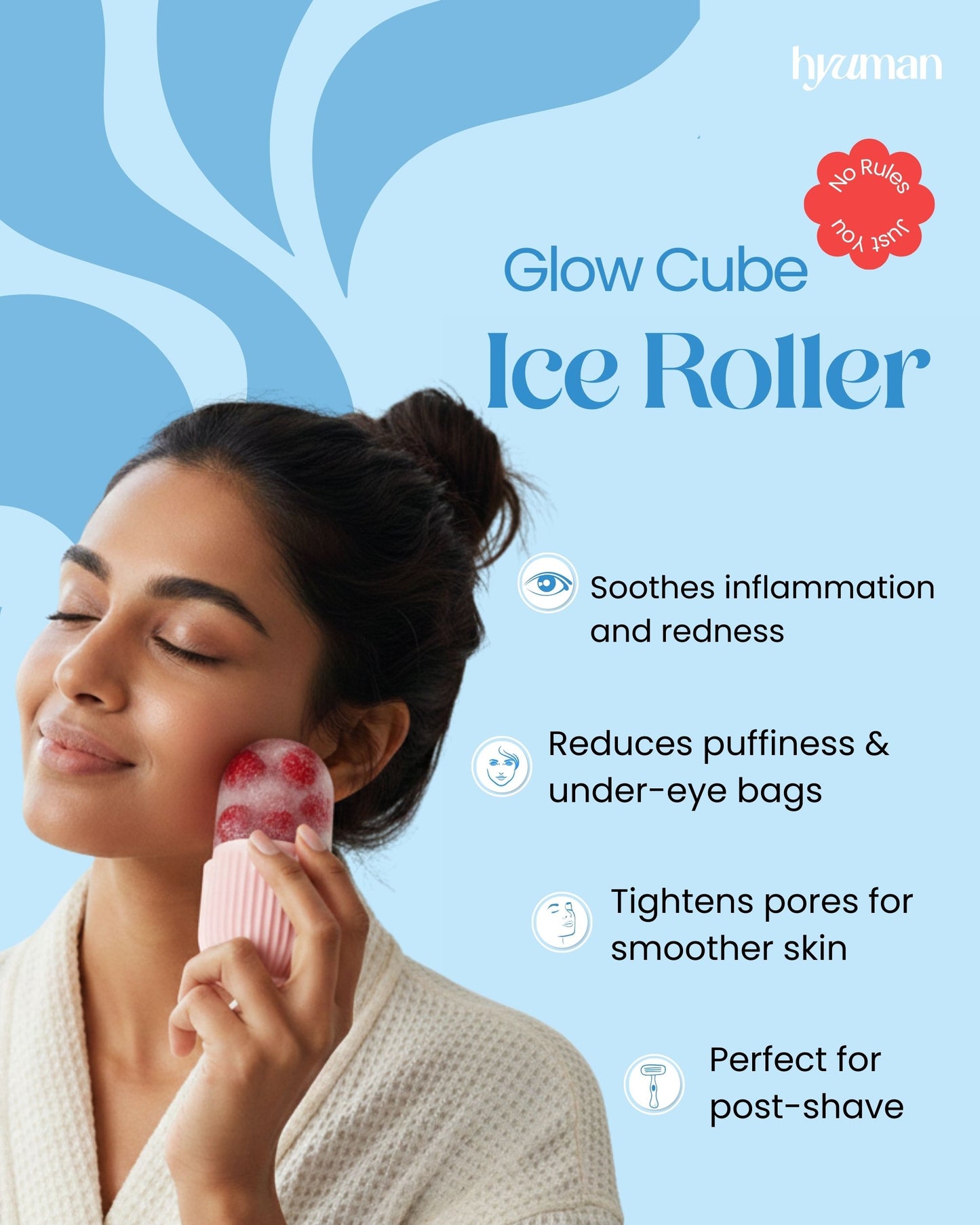 Ice Roller for Face & Body | Cooling Massager