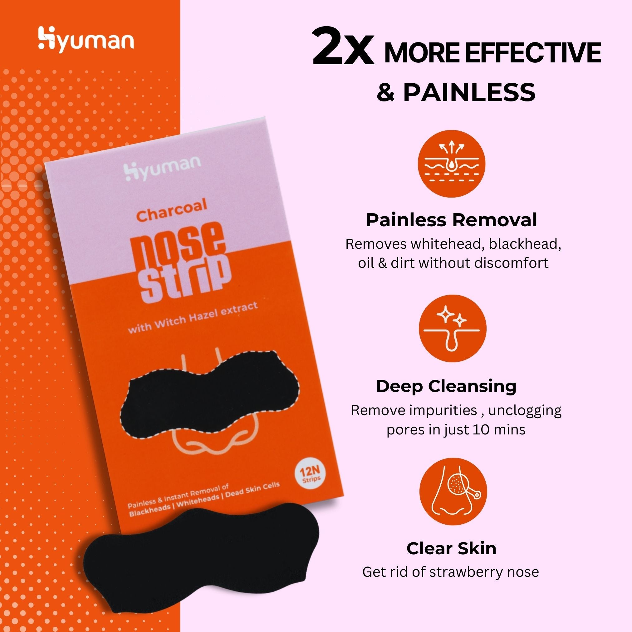 Nose Strip for Blackhead Whitehead Remover