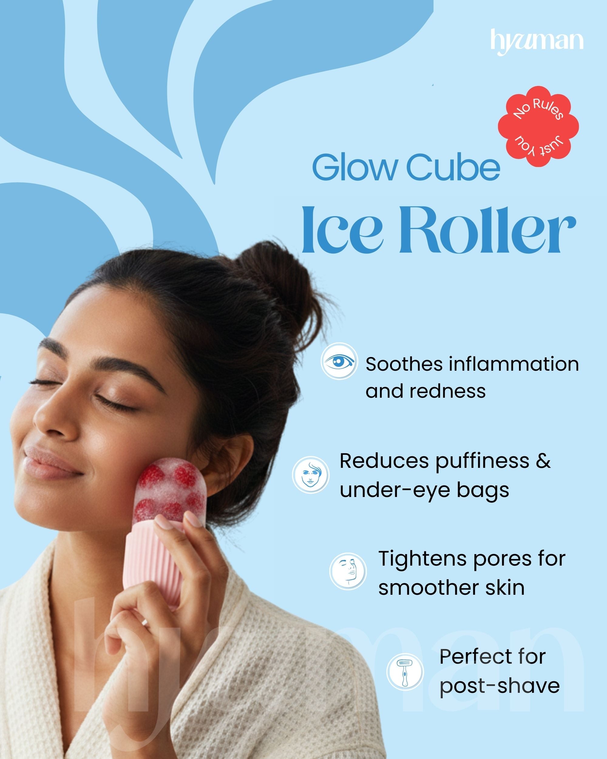 Silkshave Razor + Ice Roller Combo for Smooth Skin