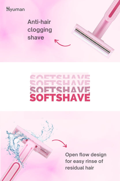 Hyuman SoftShave body shaving Razor for Women