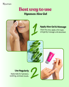 Aloe Vera Gel Vit E | 99% Pure Gel for Skin & Hair