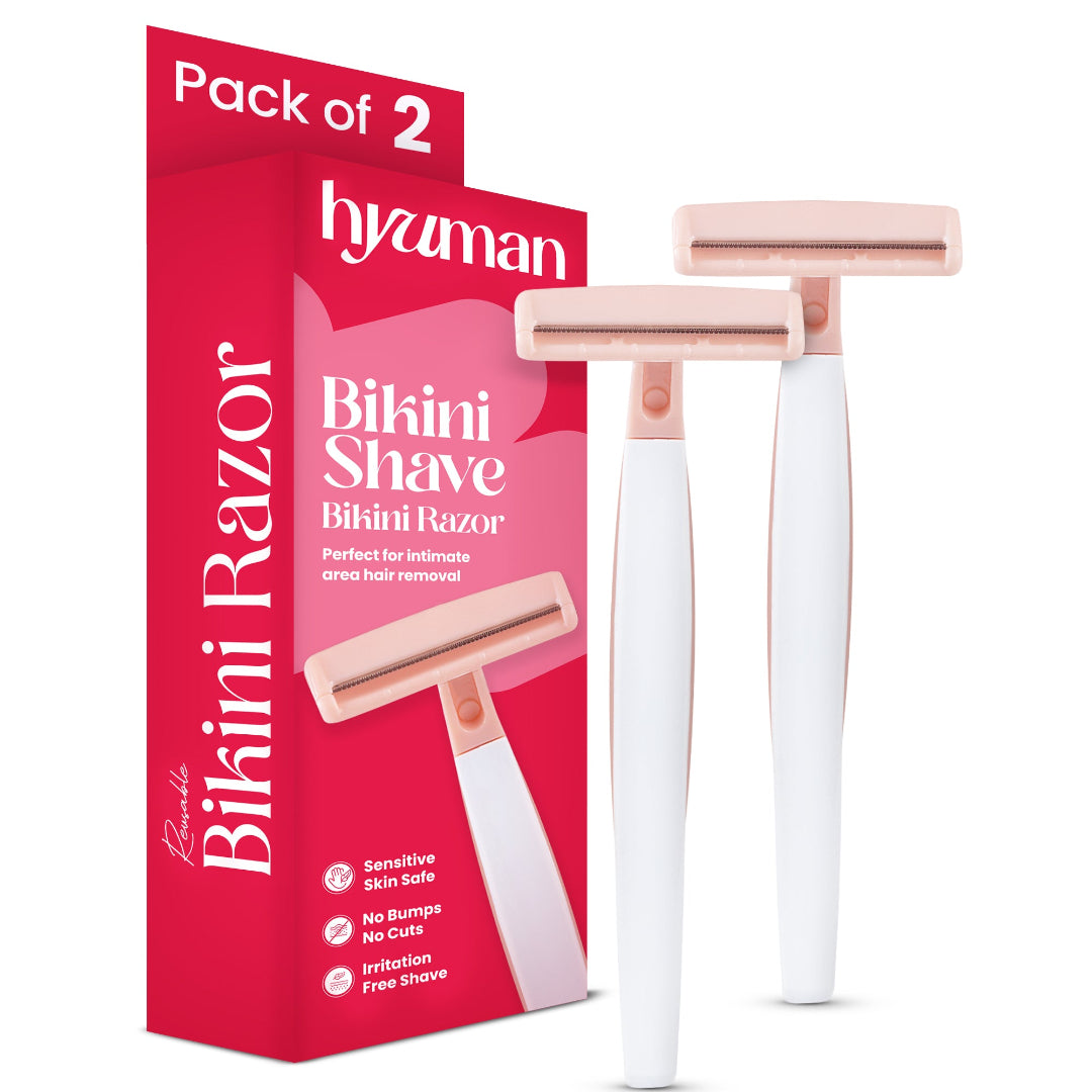 Bikini Razor with Nano Serrated Safety Blade