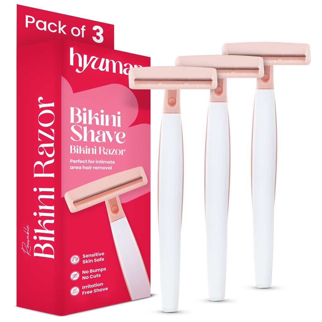 Bikini Razor with Nano Serrated Safety Blade