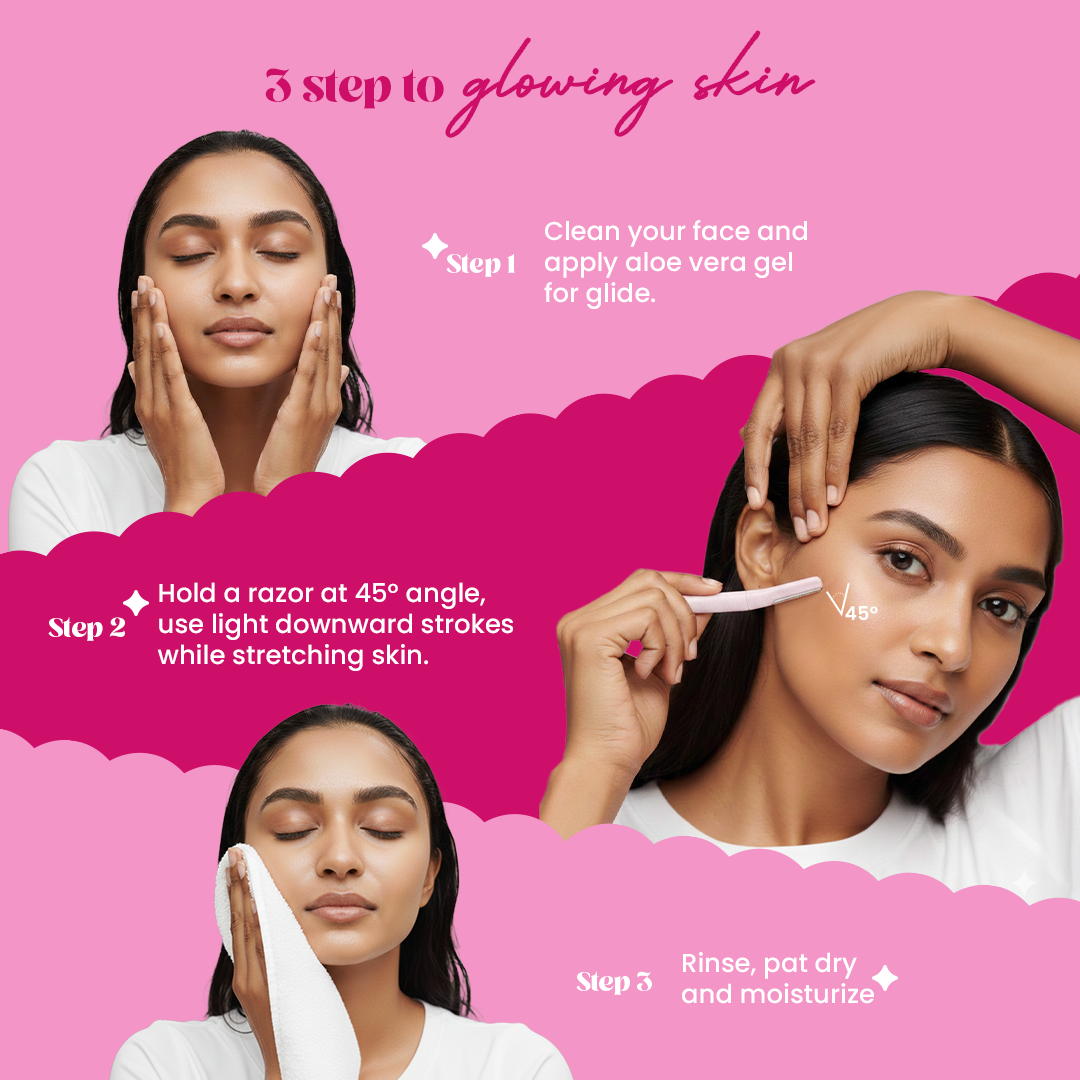 Facial Razor for Women | Face hair removal