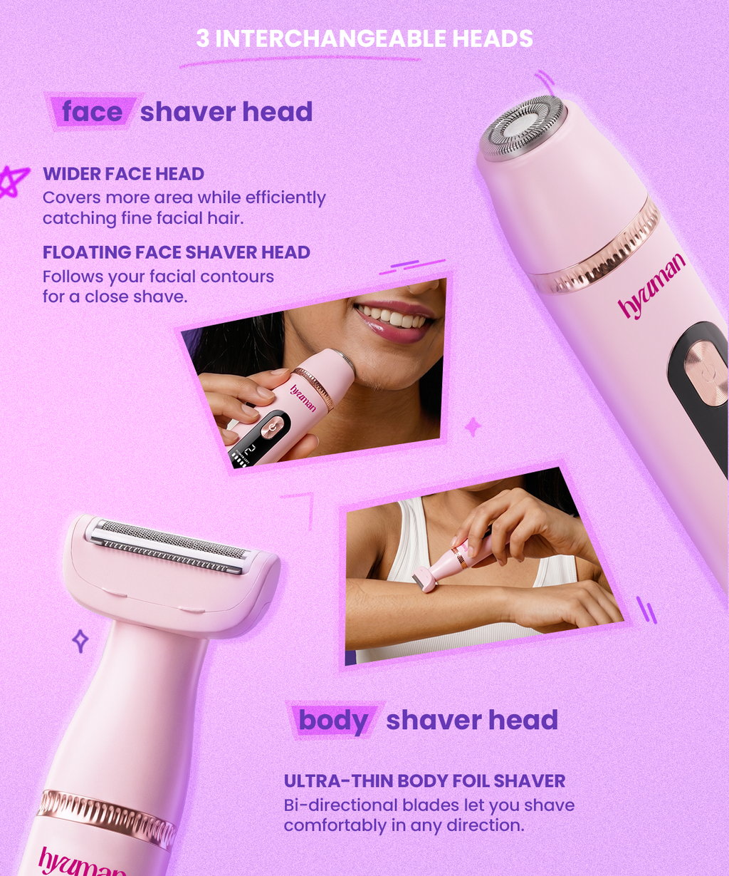 Hyuman Glow Trim All-in-One Trimmer For Women