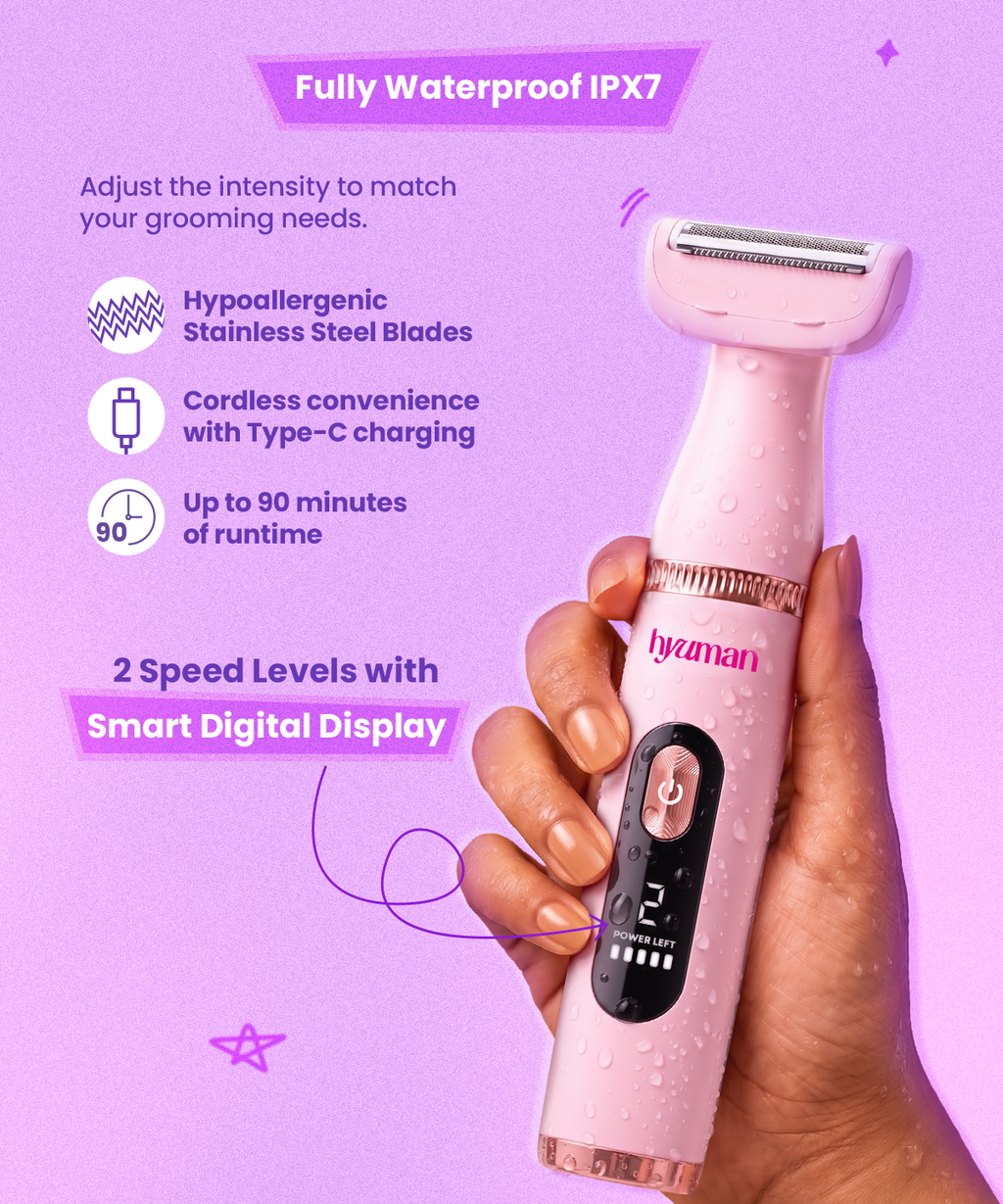 Hyuman Glow Trim All-in-One Trimmer For Women