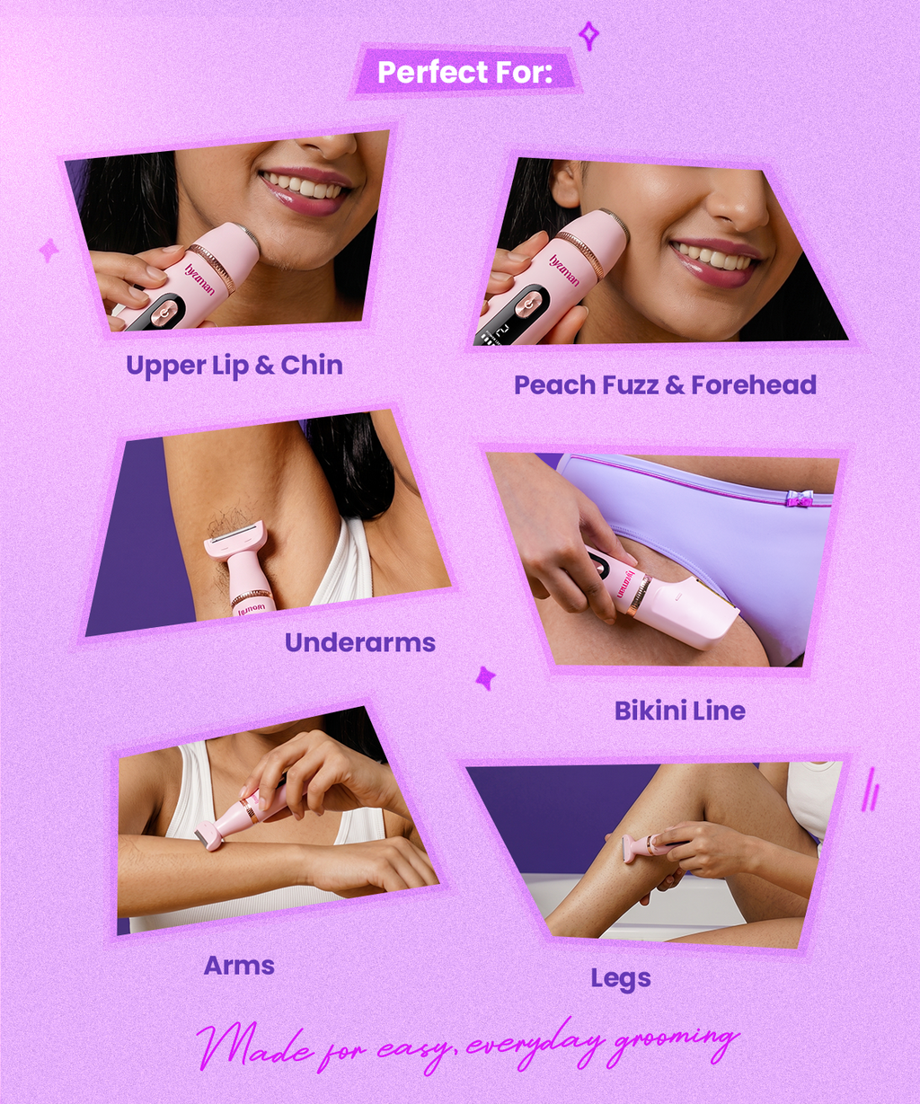 Hyuman Glow Trim All-in-One Trimmer For Women