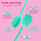 Silicone Back Scrubber Brush | Long Handle Bath Brush