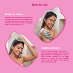 2-in-1 Body Scrubber & Scalp Massager