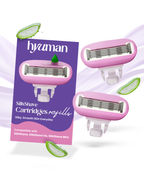 SilkShave 5-Blade Razor Cartridge Refills with Aloe