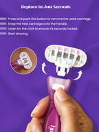 SilkShave 5-Blade Razor Cartridge Refills with Aloe