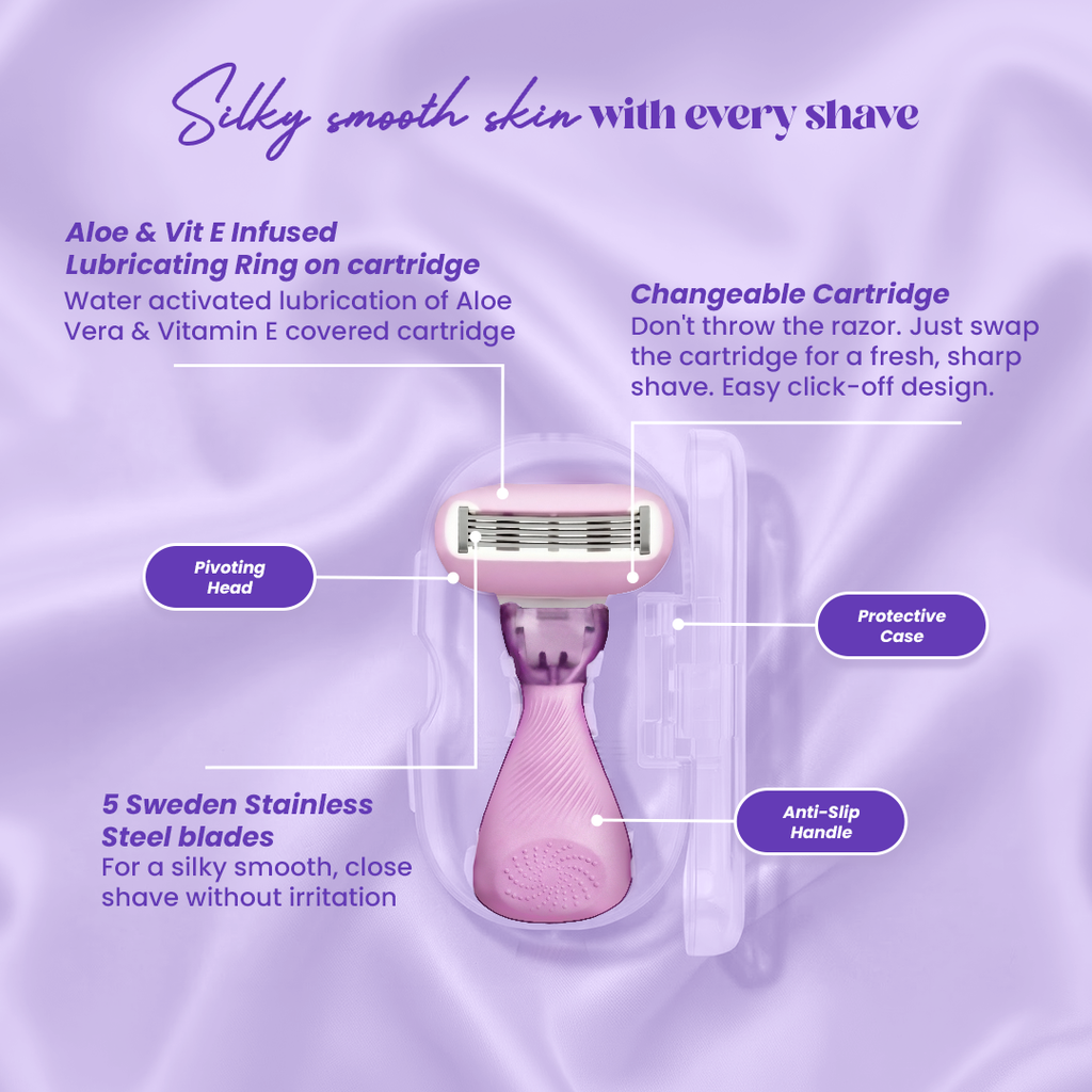 Silkshave Go 5 Blade Razor | Smooth Shave