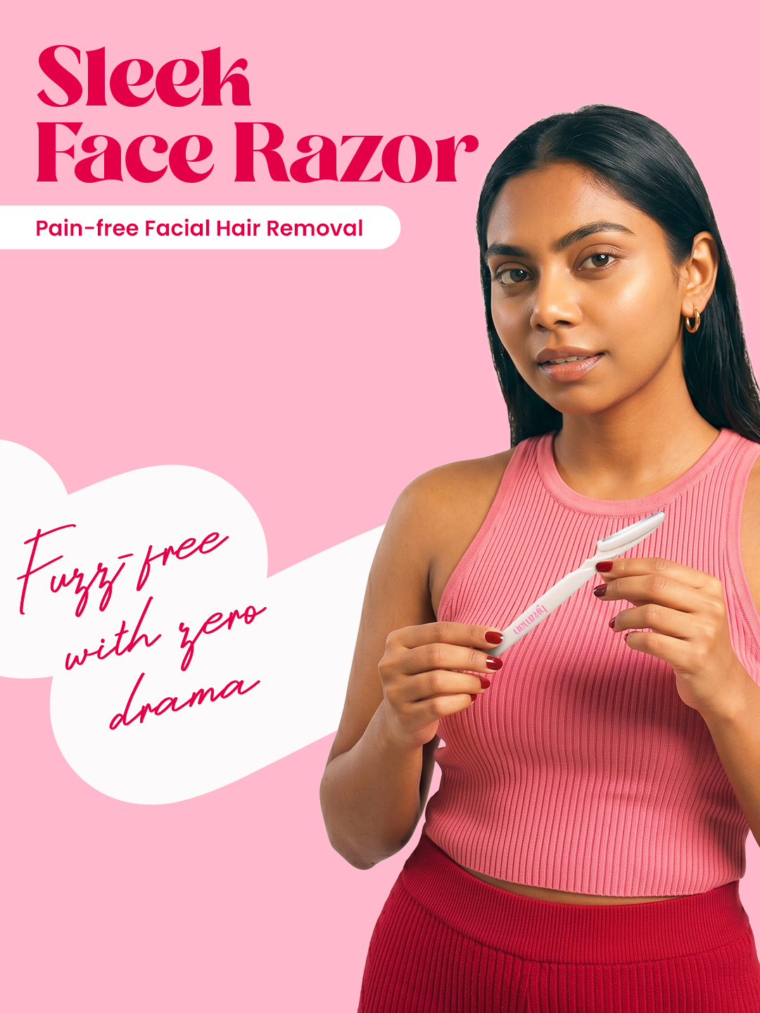 Sleek Face Razor for Women | Facial Hair & Eyebrow Shaver