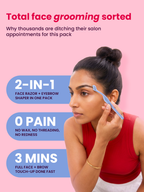 Sleek Facial Shaving Kit for Women | Face & Eyebrow Razor