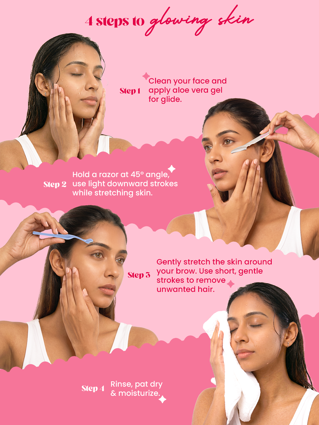 Sleek Facial Shaving Kit for Women | Face & Eyebrow Razor