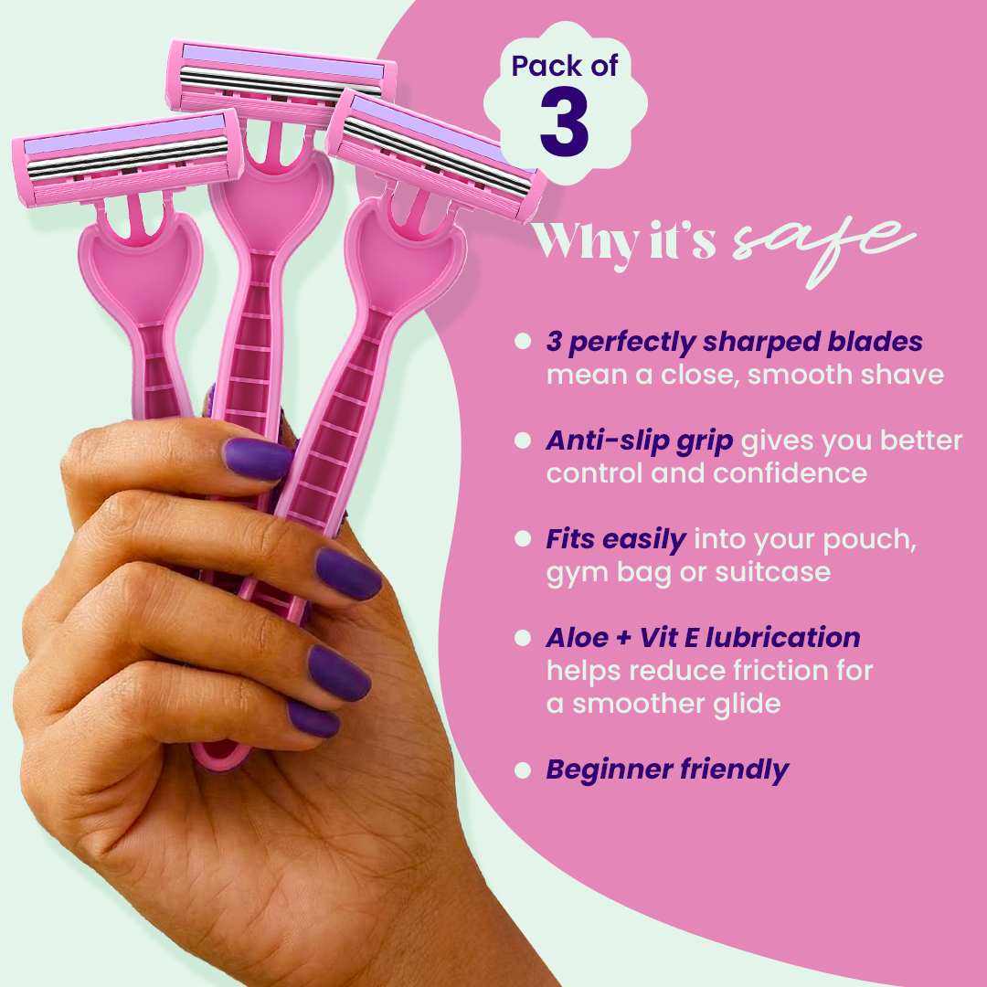 Smoothshave 3 Blade Body Hair Removal Razor