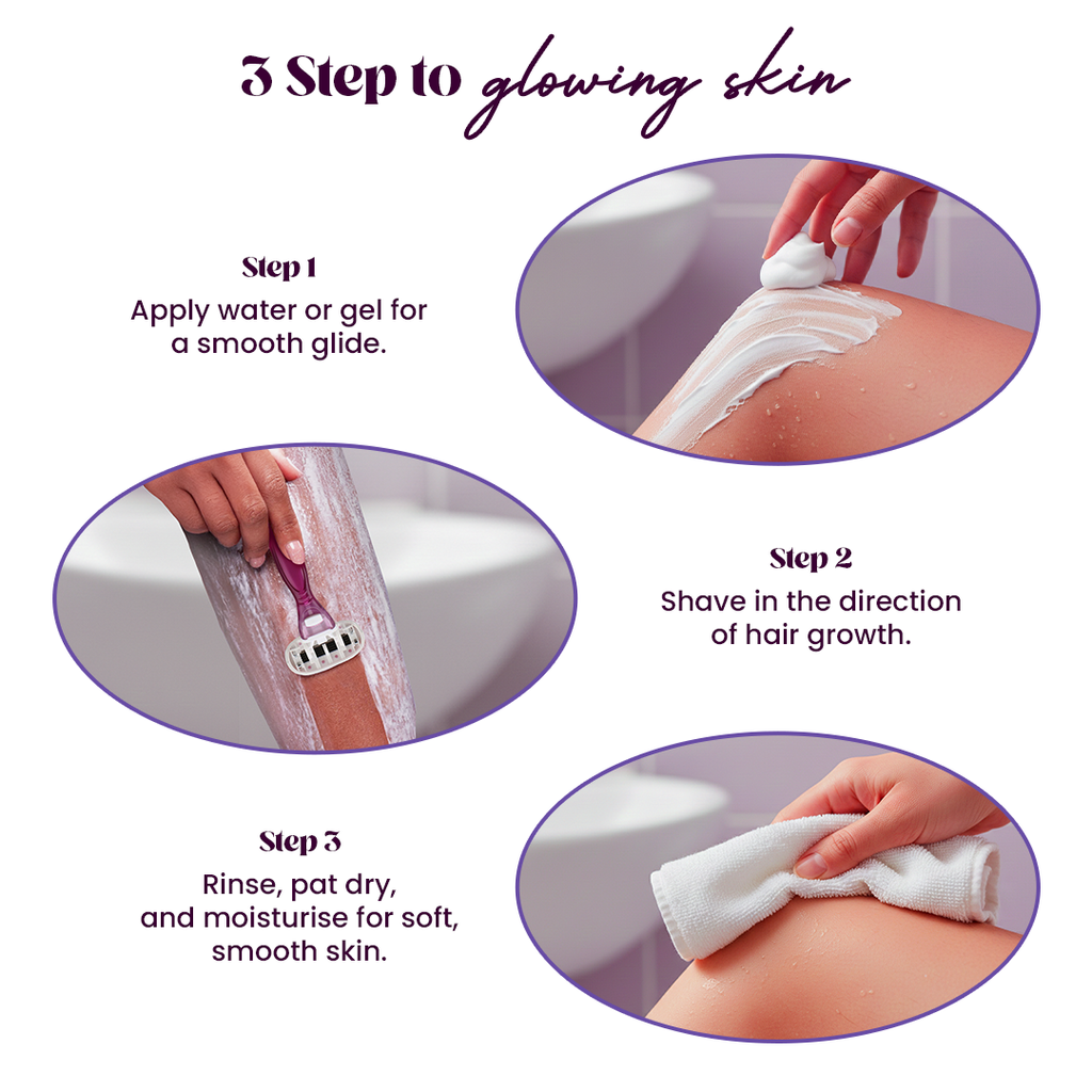 Silkshave Razor + 2 Face Razor Combo