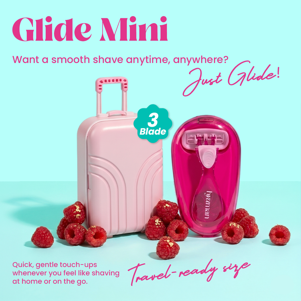 Glide Mini 3 Blade Razor for Women