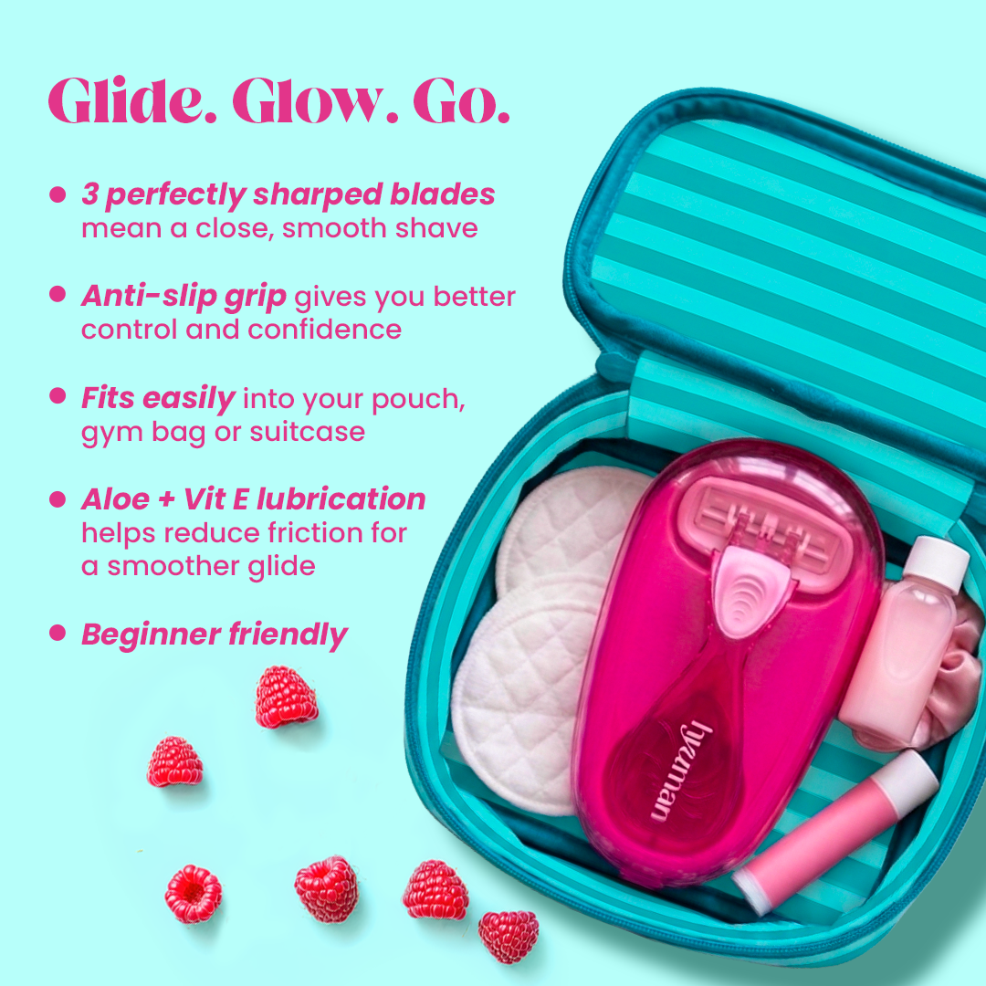 Glide Mini 3 Blade Razor for Women