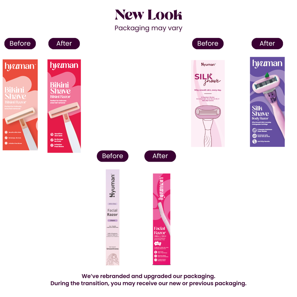 Face Razor 2 + Silkshave Razor + Bikini Razor (Set of 3)
