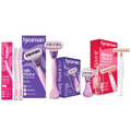 Face Razor Pack of 2 + Silkshave Razor + Pod Razor + Bikini Razor Combo