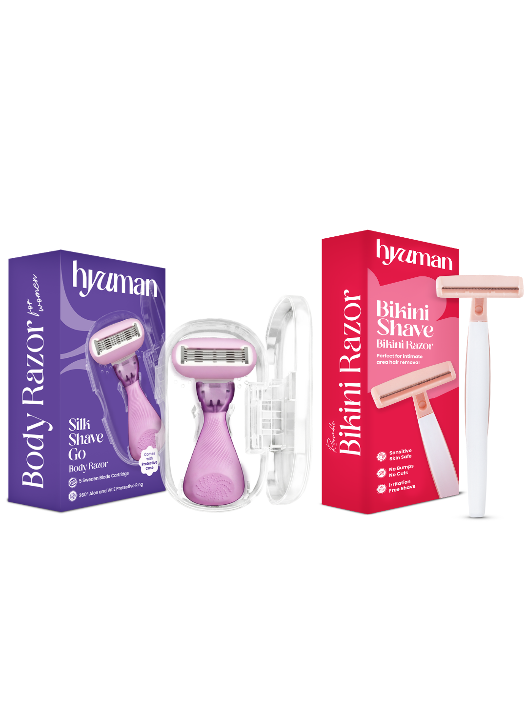 Silkshave Go Razor + Bikini Razor Combo