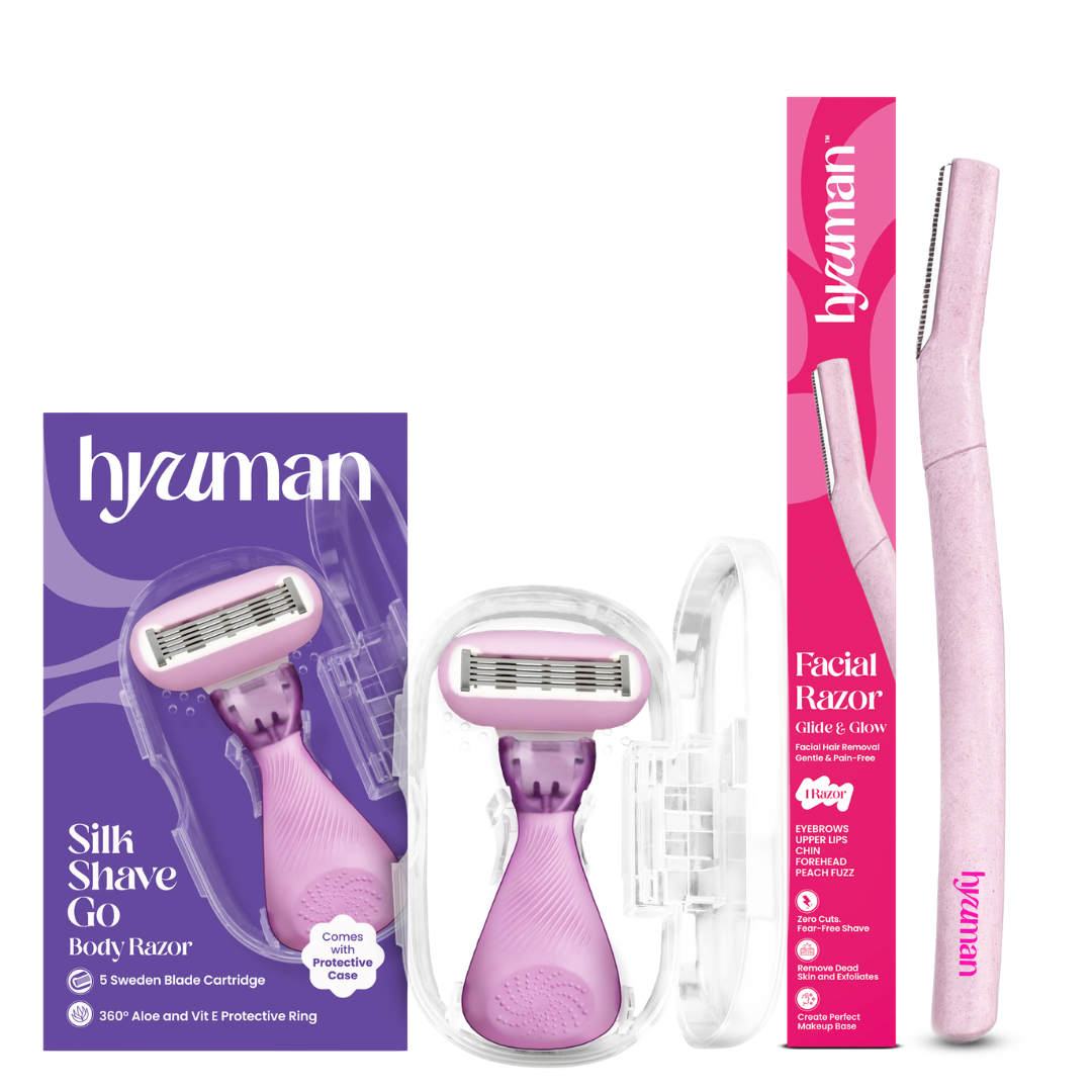 Silkshave Go Razor + Face Razor Combo