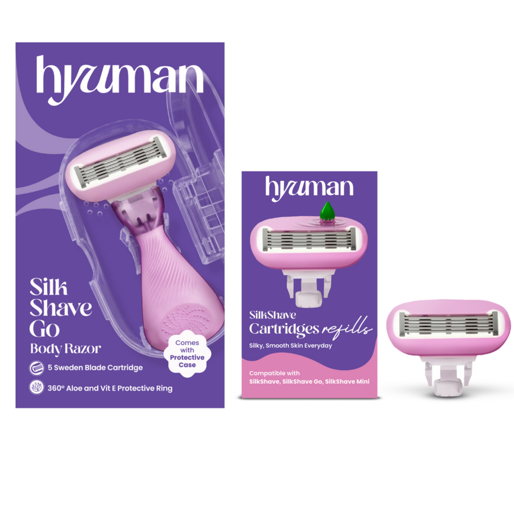 SilkShave Go Razor + 1 Cartridge Refills Pack