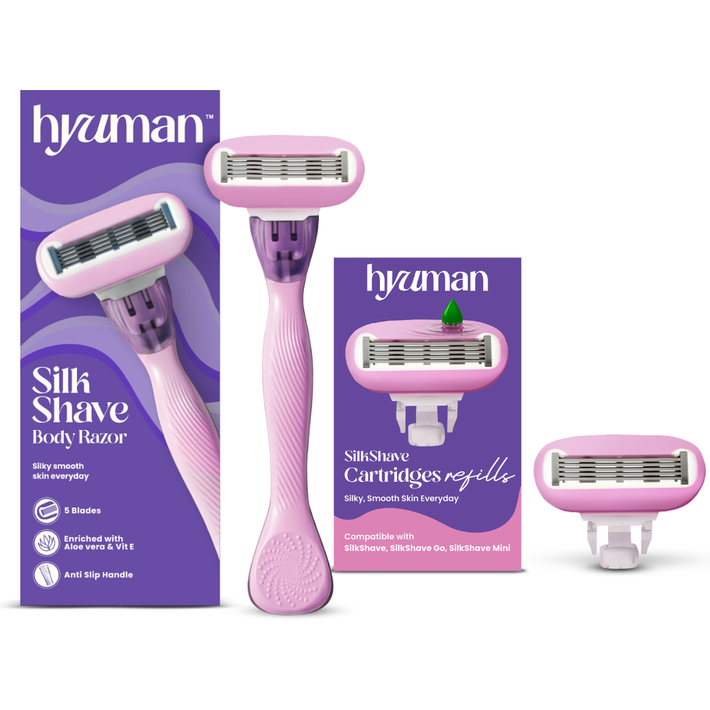 SilkShave Body Shaving Razor with 5 Blade
