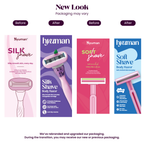 SilkShave Razor + SoftShave Razor Combo Pack of 3