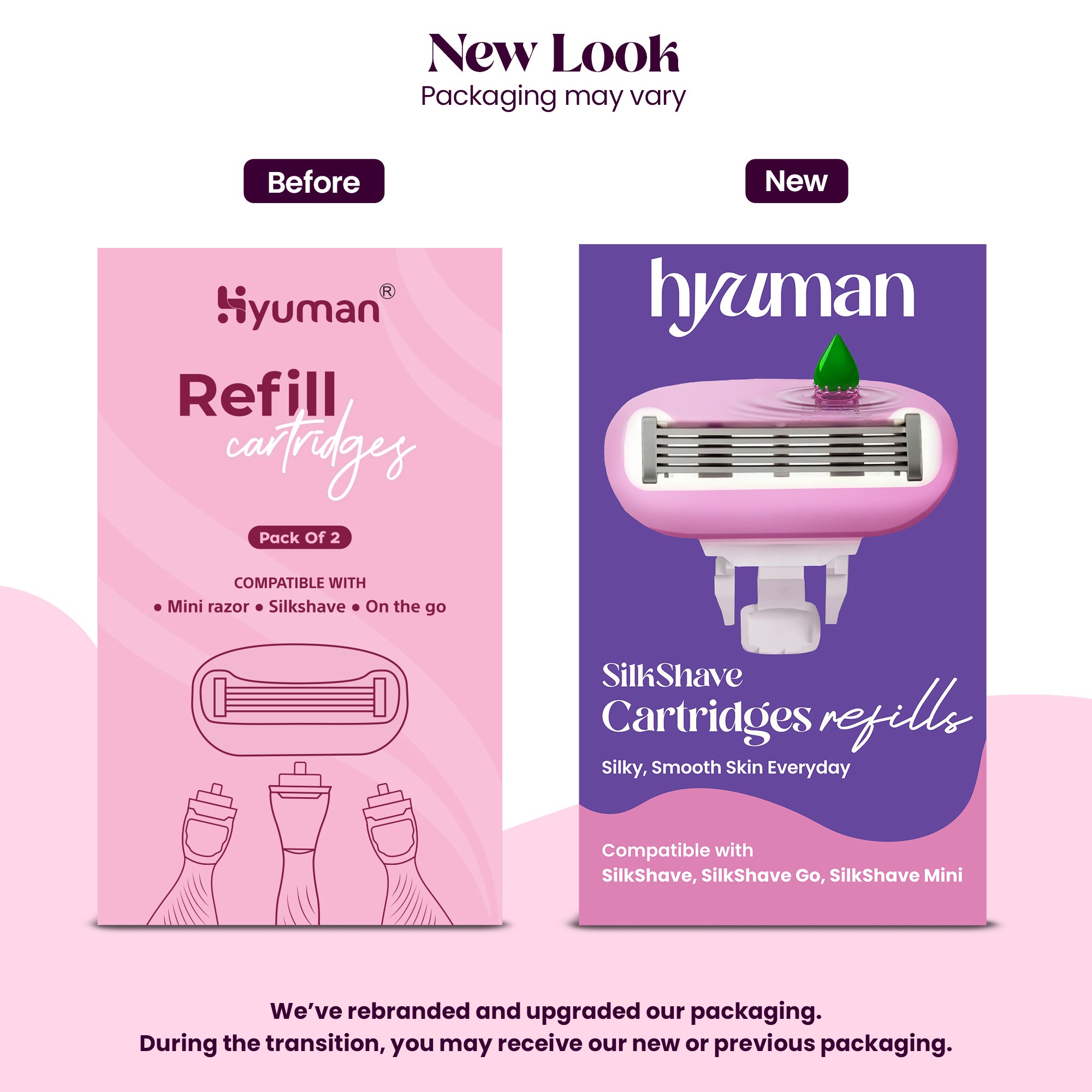 Refillable Cartridge for Traveller Razor