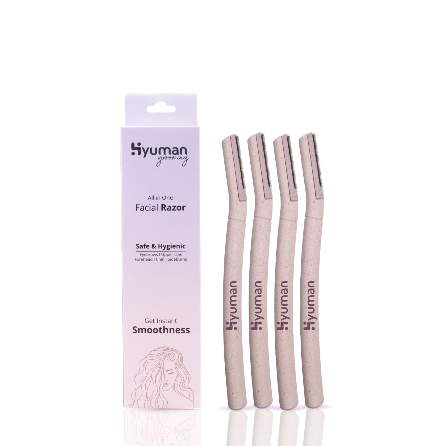 Hyuman Eyebrow & Facial Razor for Women | Face hair removal