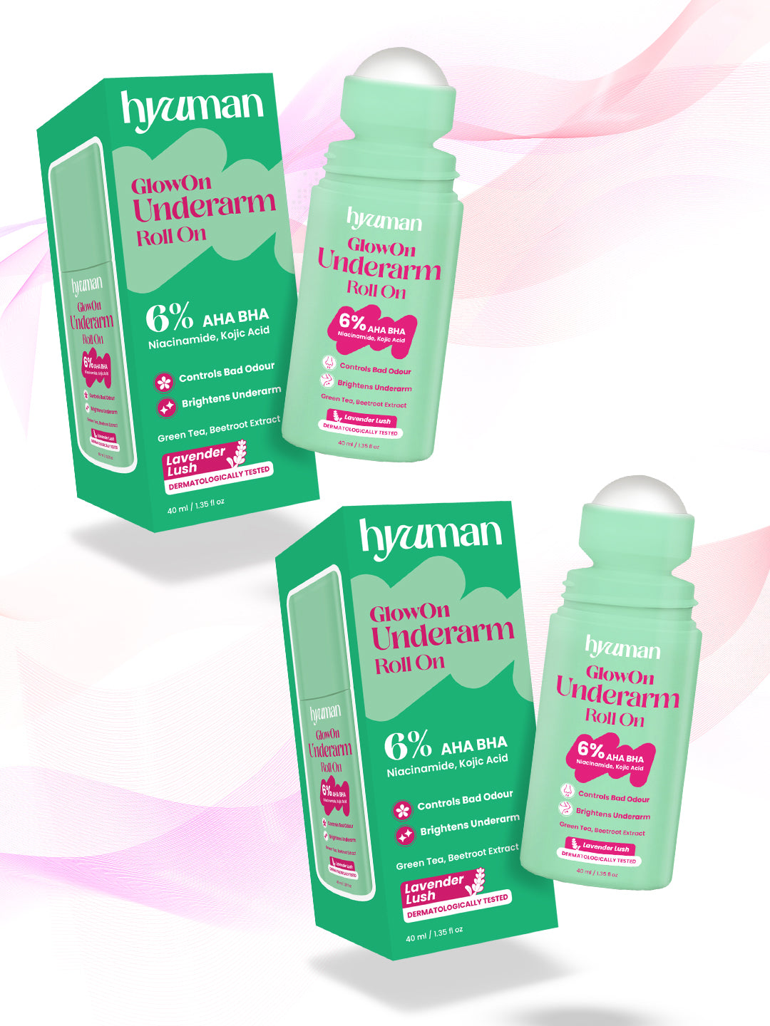 Underarm Roll-On for Brightening & Odour Control