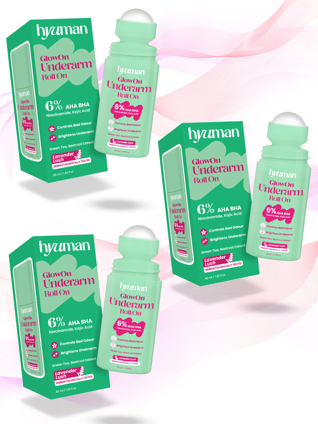 Underarm Roll-On for Brightening & Odour Control