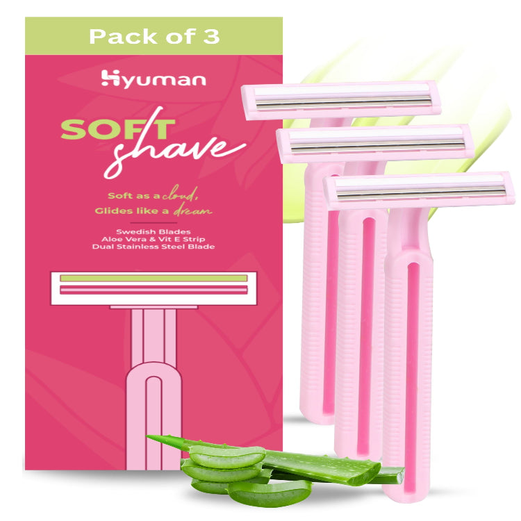 Body's Shaving Razor Hyuman SoftShave body shaving Razor for Women | painless hair removal
