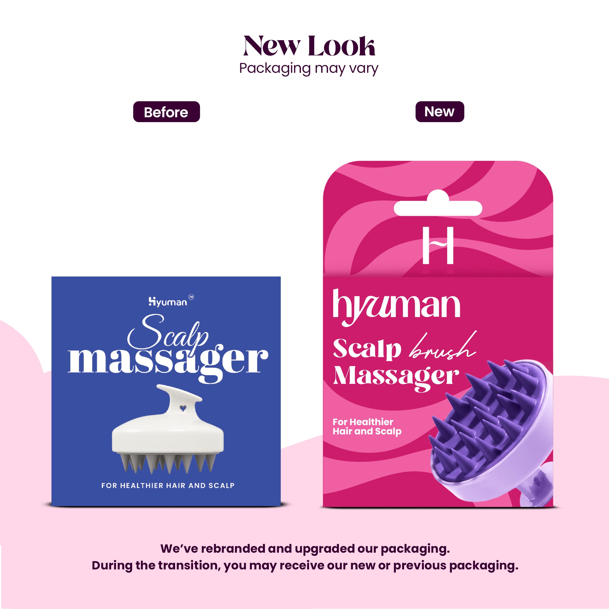 2-in-1 Scalp Massager & Shampoo Brush