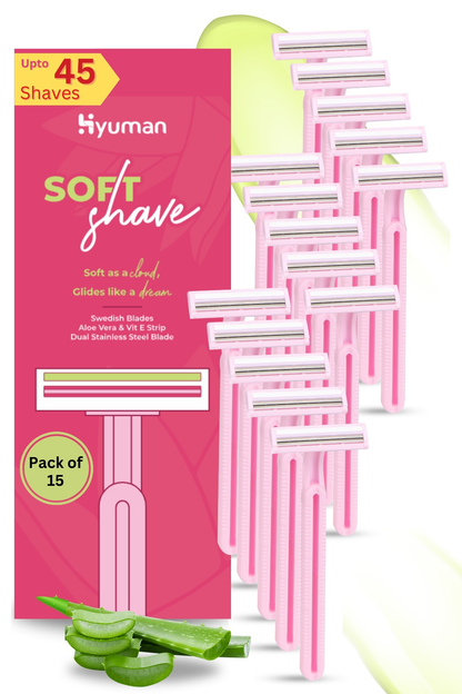 Hyuman SoftShave body shaving Razor for Women