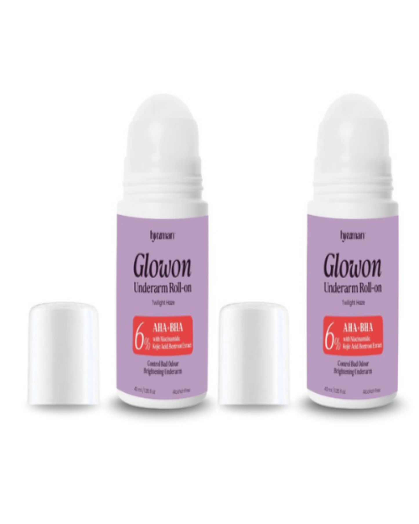 6% AHA BHA with Niacinamide & Kojic Acid , Twilight Haze Fragrance Roll-on For Women 40 ml