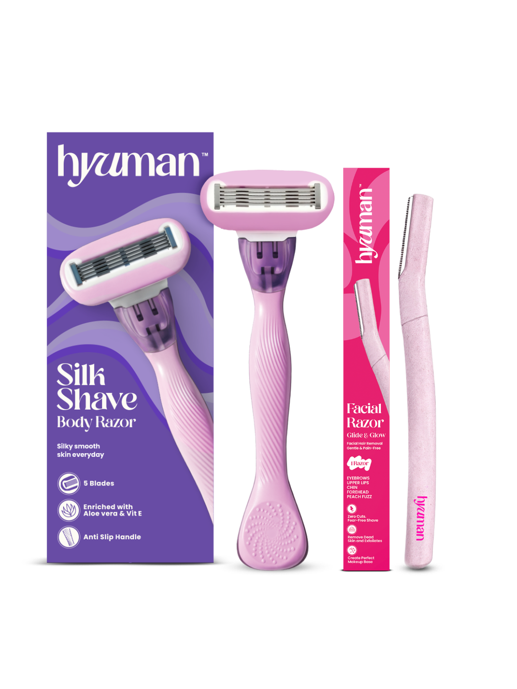 Silkshave Razor + Face Razor Combo