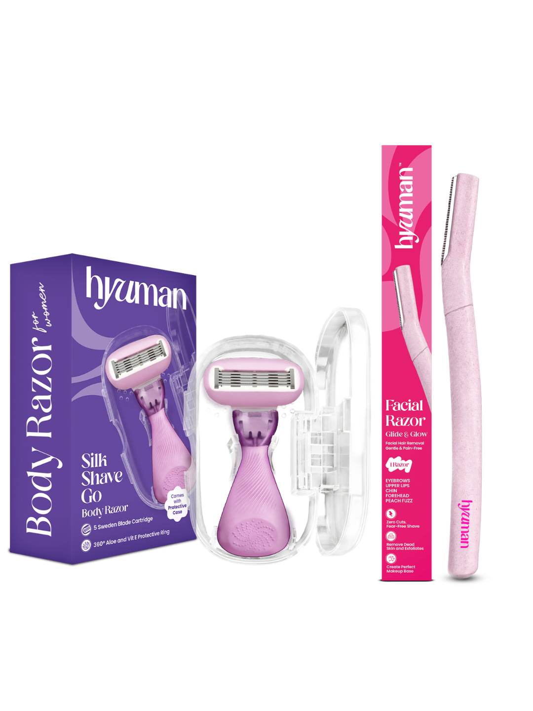 Silkshave Go Razor + Face Razor Combo